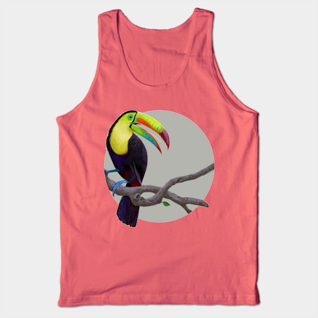 Keel-Billed Toucan Tank Top by Oniomsra